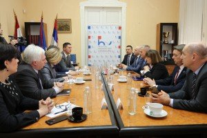 Prijem delegacije iz Hrvatske povodom praznika (Sveti Josip) hrvatske manjine u Srbiji