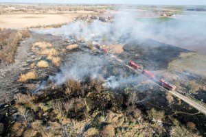 Požar u okolini Gradske deponije u Aleksandrovu