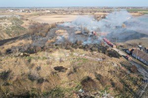 Požar u okolini Gradske deponije u Aleksandrovu