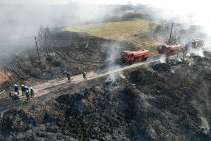 Požar u okolini Gradske deponije u Aleksandrovu