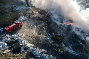 Požar u okolini Gradske deponije u Aleksandrovu