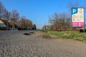 Neprilkadno obeleženo suženje puta na glavnom putu u Malom Bajmoku