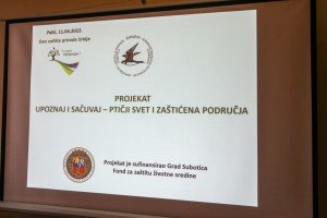 Obeležavanje početka projekta "Upoznaj i sačuvaj – Ptičji svet i zaštićena područja"