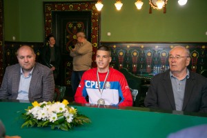 Prijem za boksera Spartaka Marka Pižuricu