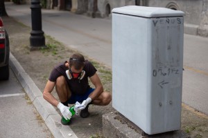 Čišćenje i oslikavanje ormara elektro i komunikacionih mreža