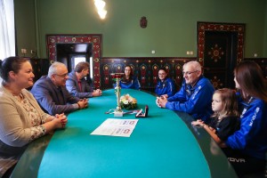 Prijem kod gradonačelnika Bakića za predstavnike Streljačkog kluba "Spartak"