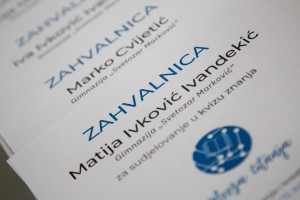 Dodela nagrada srednjoškolcima povodom završetka sezone kviza "Mreža čitanja"