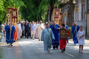 Spasovdan - litija kroz grad