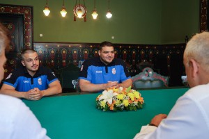 Prijem gradonačelnika Bakića za predstavnike Kluba dizača tegova "Spartak"