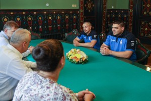 Prijem gradonačelnika Bakića za predstavnike Kluba dizača tegova "Spartak"