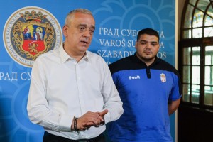 Prijem gradonačelnika Bakića za predstavnike Kluba dizača tegova "Spartak"