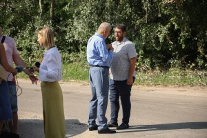 Obilazak putarskih radova u ulici Proleterskih brigada