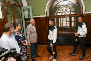 Prijem gradonačelnika Bakića za delegaciju Tenis kluba "Spartak"