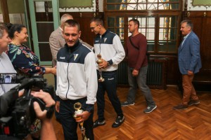 Prijem gradonačelnika Bakića za delegaciju Tenis kluba "Spartak"