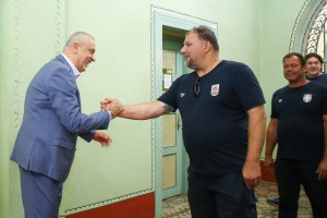Prijem gradonačelnika Bakića za vaterpolo reprezentaciju Srbije