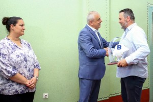 Prijem gradonačelnika Bakića za vaterpolo reprezentaciju Srbije
