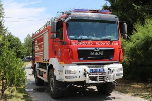 Požar u domaćinstvu u Ulici Pište Dankoa