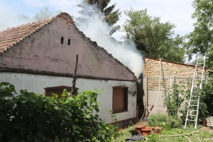 Požar u domaćinstvu u Ulici Pište Dankoa