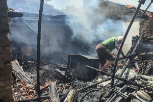 Požar u domaćinstvu u Ulici Pište Dankoa