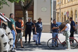 Protest poljoprivrednika u centru grada