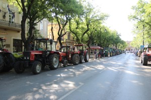 Treći dan protesta poljoprivrednika u centru grada