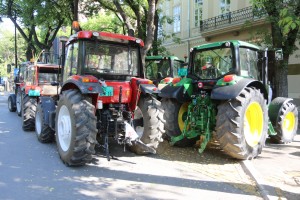 Treći dan protesta poljoprivrednika u centru grada