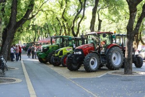 Treći dan protesta poljoprivrednika u centru grada