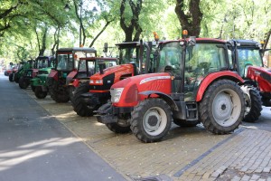 Treći dan protesta poljoprivrednika u centru grada