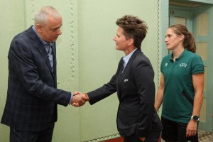 Prijem gradonačelnika Bakića za delegaciju UEFA i ŽFK "Spartak"