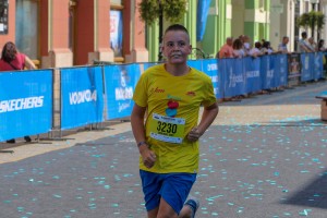 5. Subotički polumaraton - finišeri na ciljnoj rampi