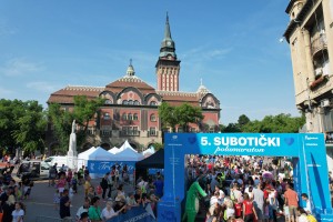 5. Subotički polumaraton - pogled iz ptičje perspektive