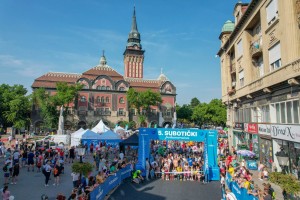 5. Subotički polumaraton - pogled iz ptičje perspektive