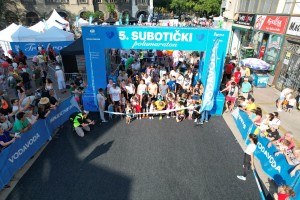 5. Subotički polumaraton - pogled iz ptičje perspektive