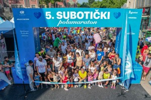 5. Subotički polumaraton - pogled iz ptičje perspektive