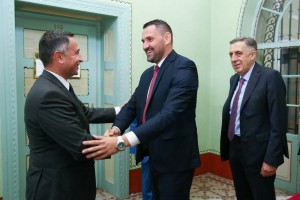 Prijem gradonačelnika Bakića za delegaciju iz Republike Srpske