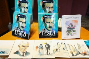 Izložba akvarela Danijelea Meučija - "Tesla - čovek koji je ​oblikovao​ budućnost"
