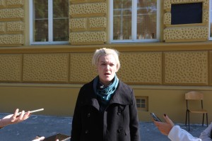 Polaganje venaca žrtvama fašističkog terora u Žutoj kući