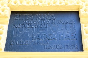 Polaganje venaca žrtvama fašističkog terora u Žutoj kući