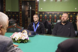 Prijem gradonačelnika Bakića za Sebastijana Nađa, rvača Spartaka