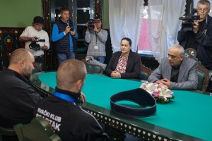 Prijem gradonačelnika Bakića za Sebastijana Nađa, rvača Spartaka