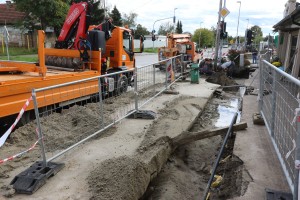 Radovi na ulazu u Bajnatsku ulicu sa Senćanskog puta