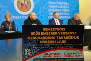 Najava međunarodnog takmičenja snažnih ljudi