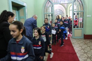 Prijem gradonačelnika Bakića za takmičare i rukovodstvo SBK "Spartak Enpi"