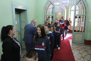 Prijem gradonačelnika Bakića za takmičare i rukovodstvo SBK "Spartak Enpi"