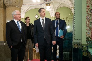 Prijem predsednika Skupštine Balinta Pastora za američkog ambasadora Kristofera Hila