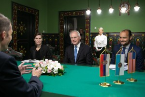 Prijem predsednika Skupštine Balinta Pastora za američkog ambasadora Kristofera Hila