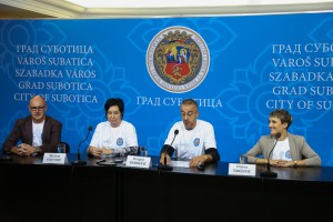 Najava humanitarne štafete "Subotica - Beograd 2022", za Leonu Kovač