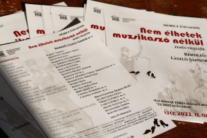 Najava premijere Drame na mađarskom jeziku "Ne mogu da živim bez muzike"