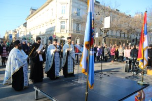 Polaganje venaca na spomenik kralju Petru I Karađorđeviću