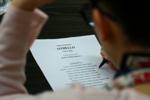 Najava premijere Drame na mađarskom jeziku "Otelo"